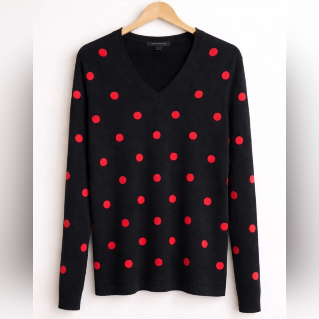 Tommy Hilfiger V-Neck Long Sleeve Top Nwot